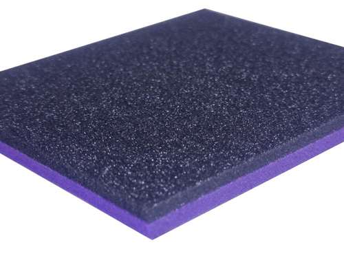 Semperfli Double Decker Foam Medium (7mm) Black & Purple